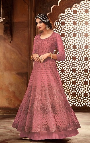 Pink Anarkali Suits