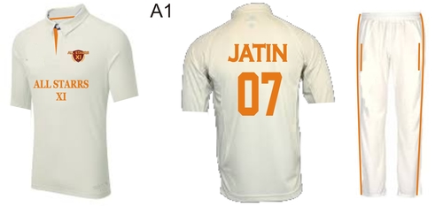 Promotional WHITE CRICKET UNIFORM