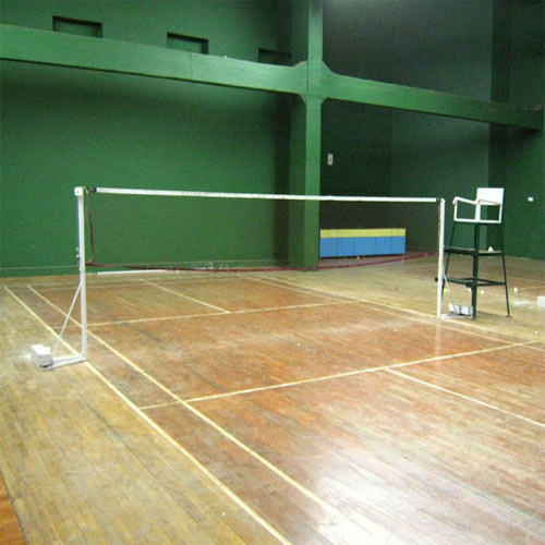 Teak Wood Wooden Badminton Court Flooring