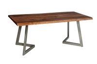 INDUSTRIAL WRITING ANTIQUE DINING TABLE