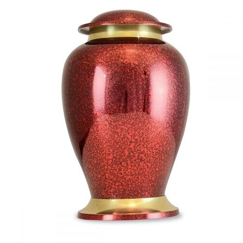 Gorgeous Gleaming Red Brass Urn