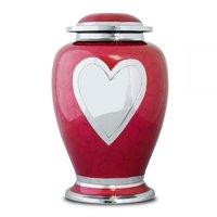 Gorgeous Gleaming Red Brass Urn