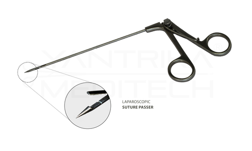 Laparoscopic Port Closure Needle - Stainless Steel, Autoclavable & Corrosion Resistant with 18-Month Warranty