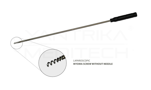 Hands Instruments Laparoscopic Myoma Screw Without Needle