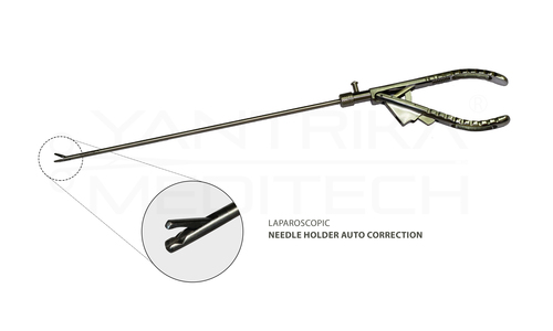 Laparoscopic Needle Holder Auto Correction
