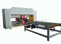 Corrugated Carton Box Double Pieces Stitching Machinery For 1200 - 1500mm Max Width Sheet