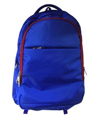 Backpack Laptop Bag - 19" Size, 25l Capacity, Blue Color | Zipped Design, Stylish With Three Main Compartments & Front Pocket