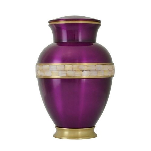 New Purple Mother of Pearl Urn