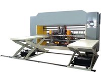 Semi - Auto Double Piece Stitching Machinery For Corrugated Carton Box Making