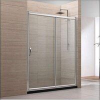 Sliding Glass Bathroom Partition