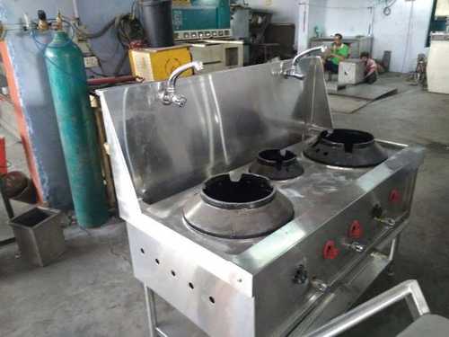 Three Burner Chinese Cooking Range