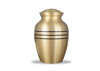 Brass New Brushed Finished Urn- Bronze