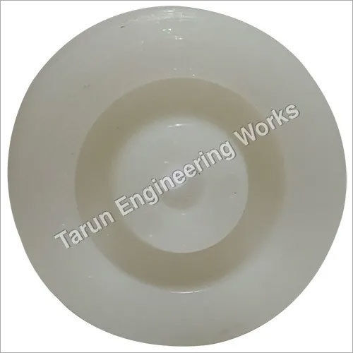 Round Plastic Wheel - Color: White