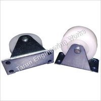 Fixed Type Caster Wheel - Nylon & Zinc Plated Metal, 45mm Diameter, White Color, 40-50kg Load Capacity, Effortless Installation