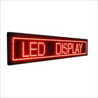 Led Moving Message Display Board - Metal Finish, 3.6 Inch Size, Red Led Type | Easy Installation, Low Power Consumption, Ideal For Advertisements And Events
