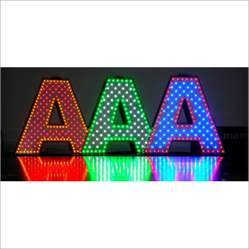 Acrylic Multi Color Pixel LED Signage Letter