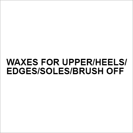 Waxes for Upper Heels Edges Soles Brush Off