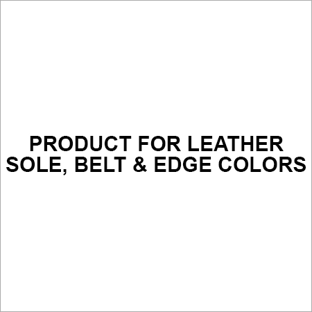 Product for Leather Sole, Belt & Edge Colors