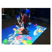 Interactive floor projection system 3d projection advertisement