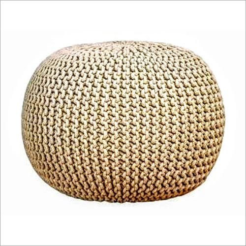 Knitted Pouf By PUNJAB THERMO PACK