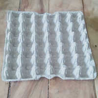 Recycled Paper Pulp Egg Tray - Paper Material | Disposable Design For Secure Storage And Eco-friendly Solution