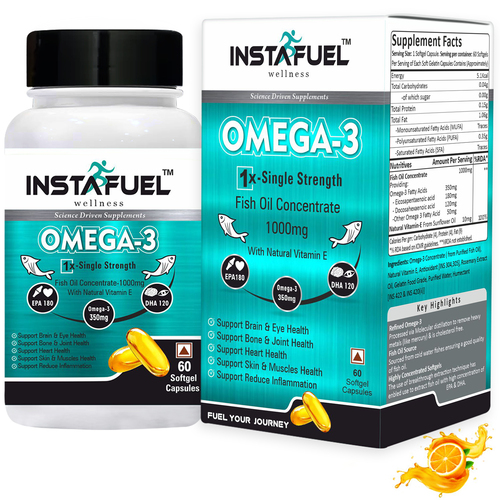 Omega 3 Fish Oil Softgel Capsules Shelf Life: 18 Months