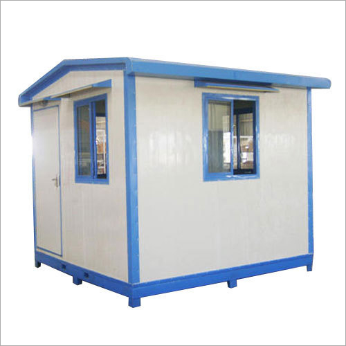White & Blue Outdoor Portable Cabin