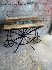 Antique Industrial Style Dining Table