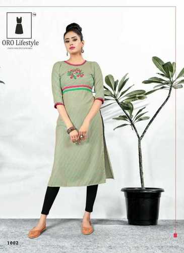 Multy Dobby Rayon Kurti