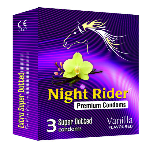 Various Night Rider Dotted Flavored Condom