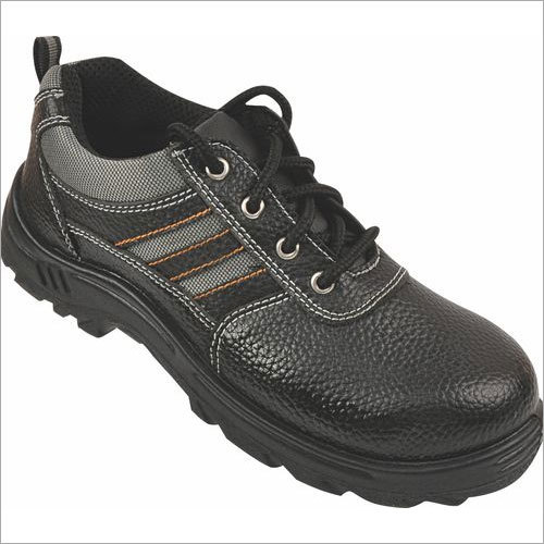 Black Sporty Safety Shoes