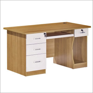Office Wooden Drawer Table No Assembly Required