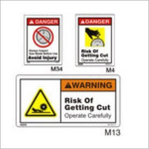 Saw Blade Safety Signs