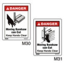 Red And White Tamper Proof Safety Labels