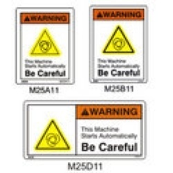 Decals For Automated Machine Signs