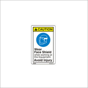 Face Shield Sign
