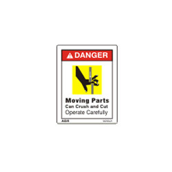 Pinch Point Warning Sign