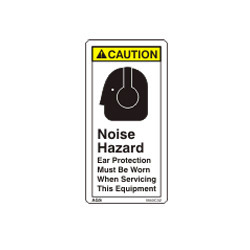 Noise Hazard Caution Sign