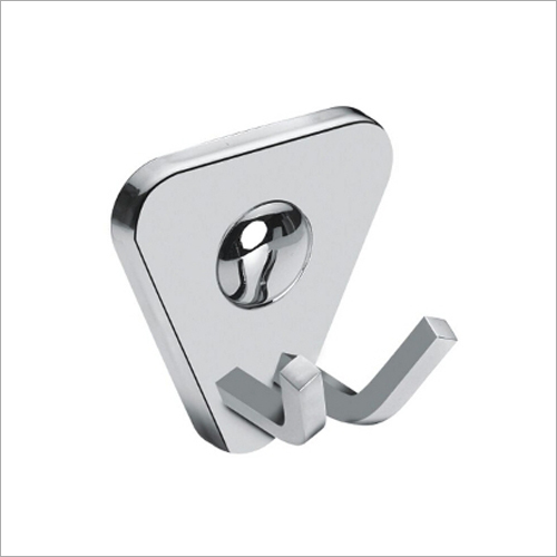 Chrome Finish Brass Double Robe Hook Size: Customized