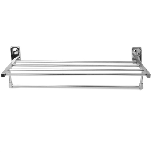 Wall Mounted Brass Towel Shelf Rack Size: Customized