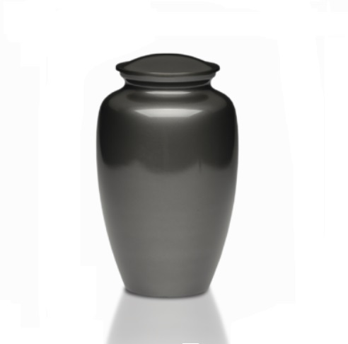 Classic Brass Cremation Urn in Slate Finish