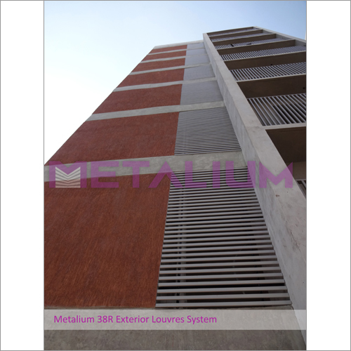 Metalium 38R Exterior Louvres System