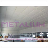 Metalium 600x1200 Mm Lay In Tile Metal False Ceiling System