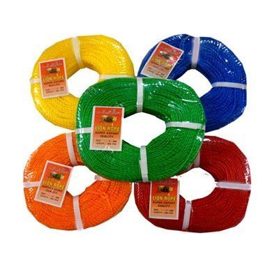 HDPE Rope - Polypropylene 3-Strand Yarn, Coated Fishnet Texture - Exceptional Load Resistance, Lightweight and Water Sport Versatile