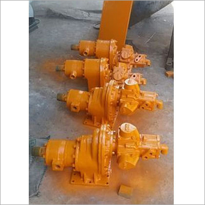 Yellow Pneumatic Motor