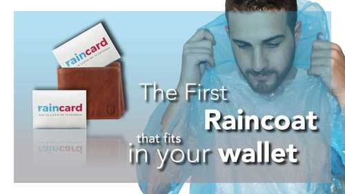 Waterproof Wallet Type Raincard
