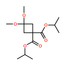 Diisopropyl 3,3-dimethoxycyclobutane-1,1-dicarboxylate