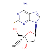 4-Ethynyl-2-fluoro-2-deoxyadenosine (EFdA)