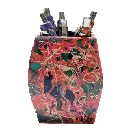 Waste Material Pen Stand Design Type: Hand Building