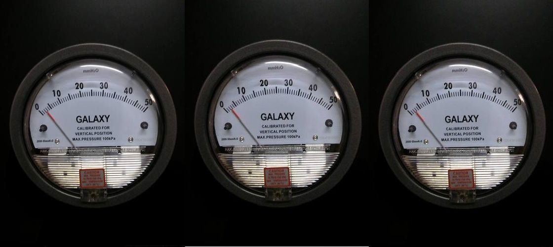 Galaxy Model G2000-60PA Magnehelic Gauge Range 0-60 PA